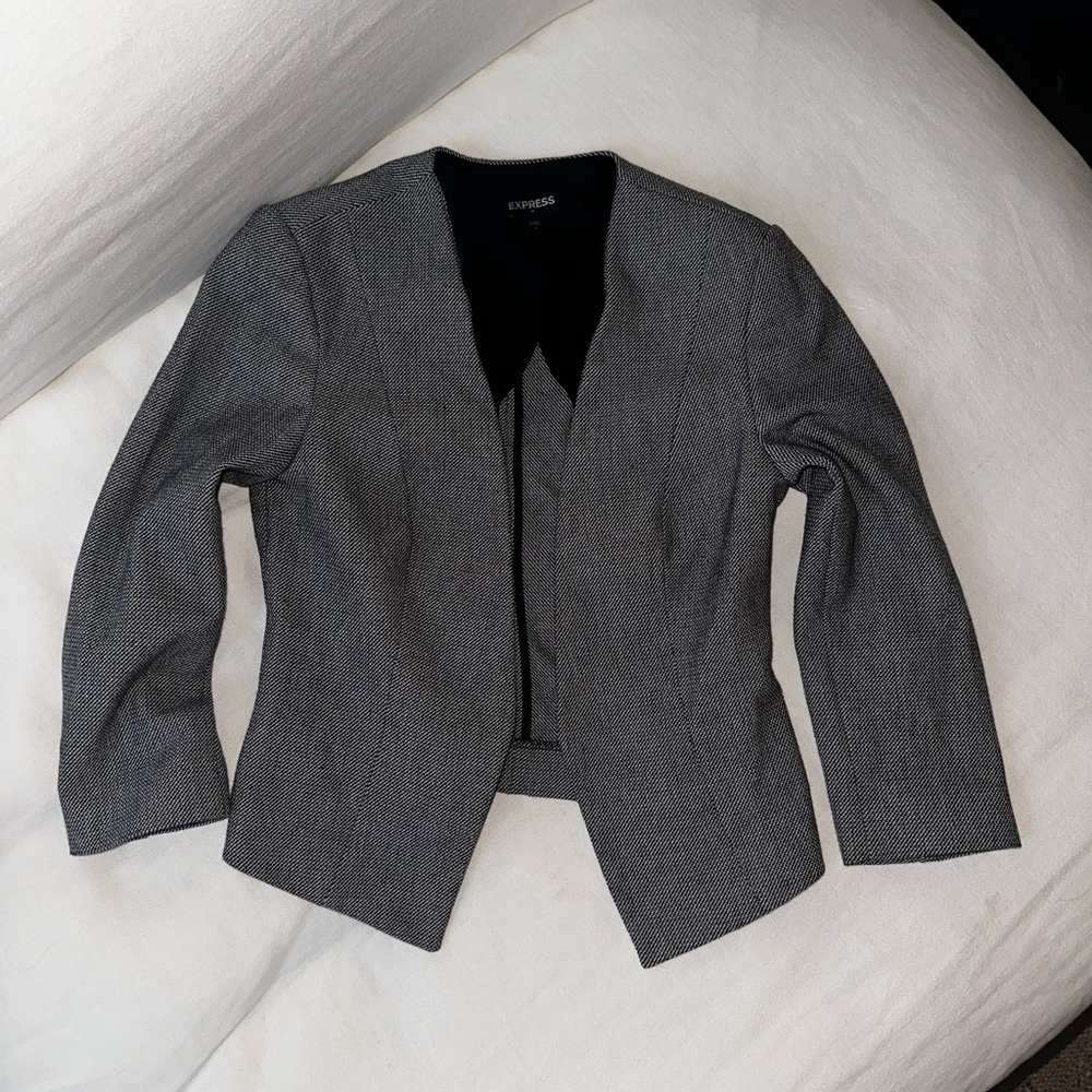 Express cropped blazer